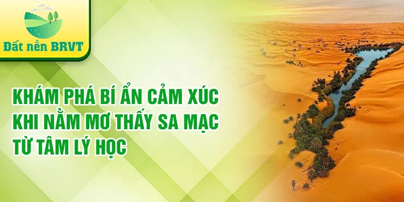 Khám phá bí ẩn cảm xúc khi nằm mơ thấy sa mạc từ tâm lý học