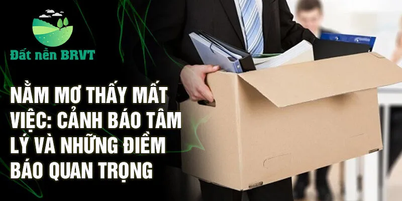 Nằm mơ thấy mất việc: cảnh báo tâm lý và những điềm báo quan trọng