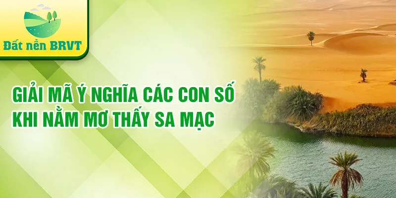 Giải mã ý nghĩa các con số khi nằm mơ thấy sa mạc