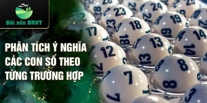Phân tích ý nghĩa các con số theo từng trường hợp
